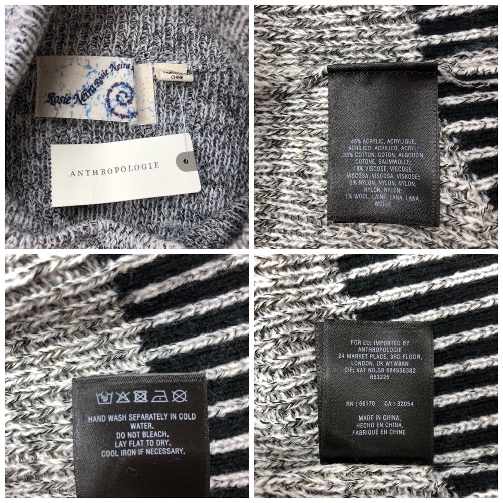 Anthropologie Rosie Neira Greystone Mock Sweater - Picture 6 of 8